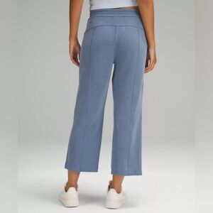 lululemon athletica Blue Wide-Leg Cropped Pants